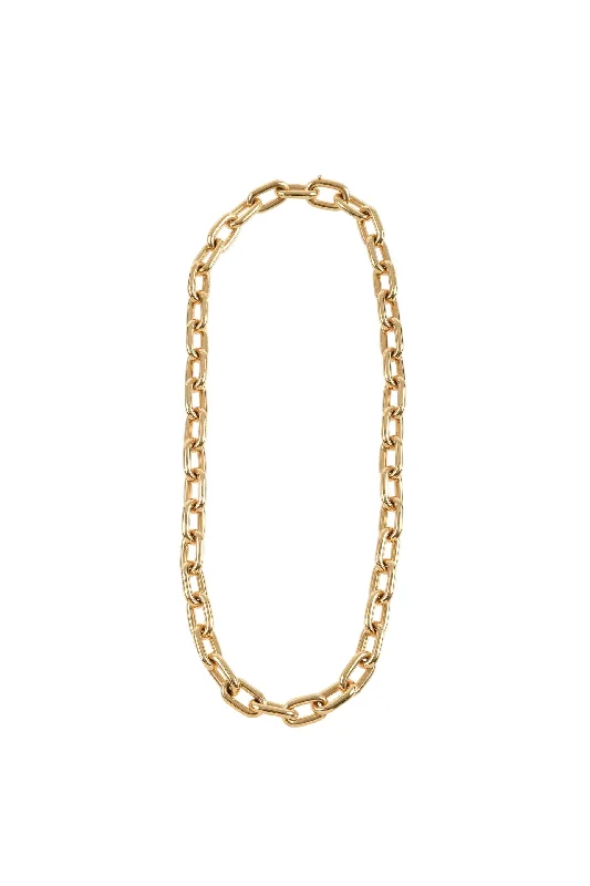 Luxury Handcrafted Jewelry For Elegant Looks Medium Chain Necklace in Yellow Gold 18K Luxury Handcrafted Jewelry For Elegant Looks Medium Chain Necklace in Yellow Gold 18K