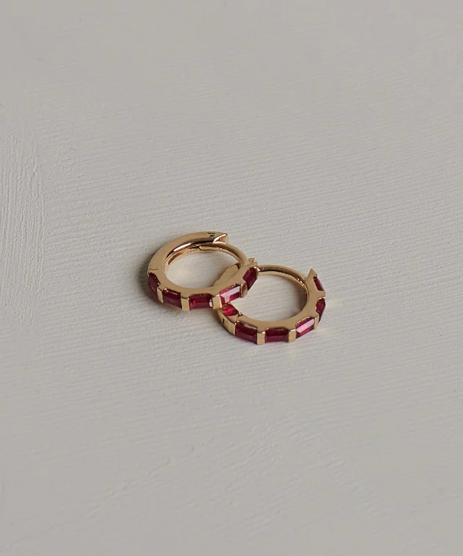 Huge Savings On Premium Jewelry Styles Merit Baguette Hoops