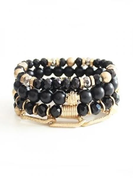 Holiday Jewelry Sale – Perfect Gifts At Great Prices Musée Stack Bracelets - Black