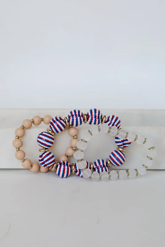 Shop Stylish Jewelry Now And Save Big Nova Red Beaded Bracelet Set