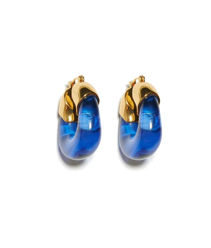 Exclusive Online Discounts On Stylish Jewelry Organic Hoops in Electric