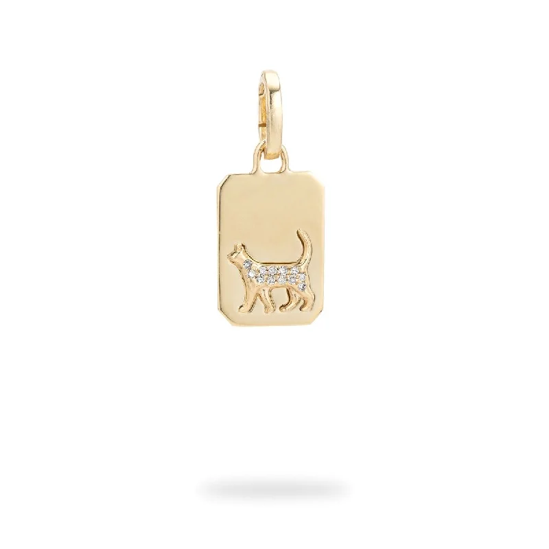 Best-Selling Jewelry Now Available At Special Deals Pavé Diamond Cat Hinged Charm