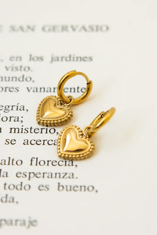 Don't Miss Our Biggest Jewelry Sale Of The Season HEART BUBBLE HOOP EARRINGS