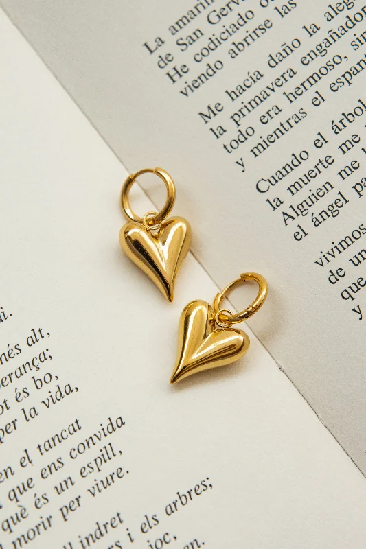 Buy More, Save More – Special Jewelry Discounts HEART HOOP EARRINGS