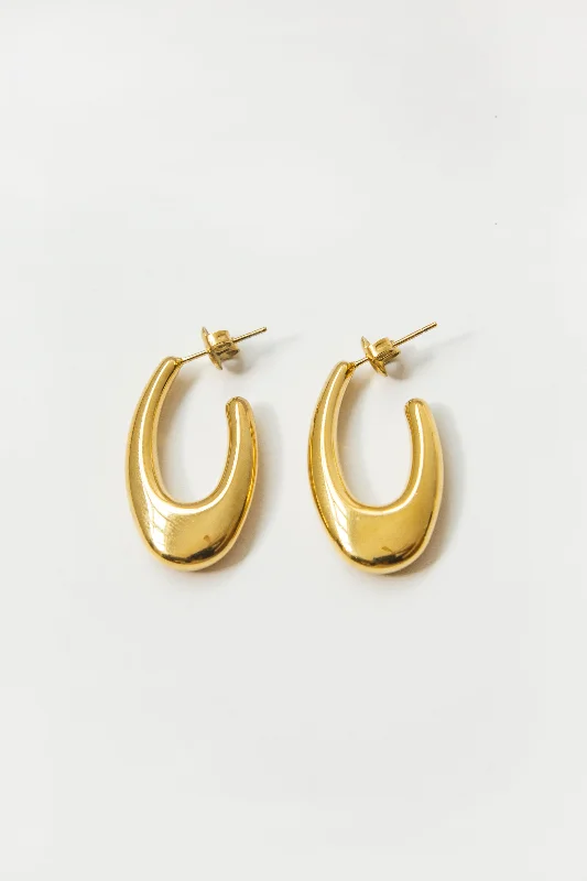 Limited-Time Jewelry Sale – Don't Miss These Deals OVAL HOOP EARRINGS