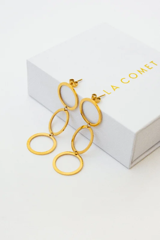Trending Jewelry Styles Now At Limited-Time Discounts DANGLING CIRCLES EARRINGS