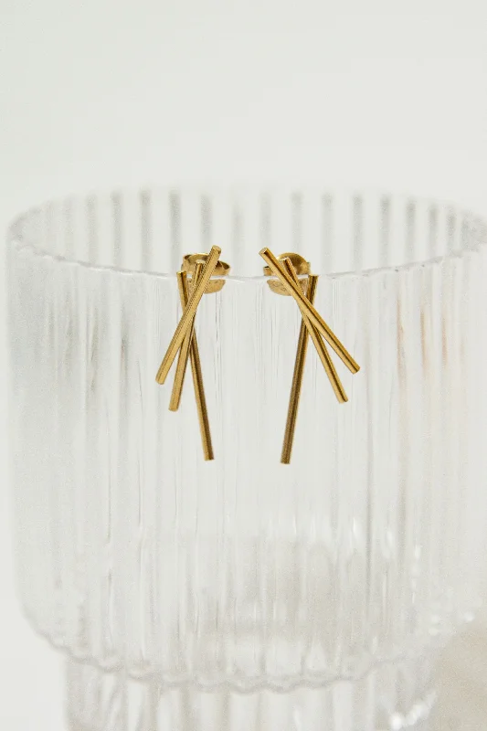 Discounted Jewelry For A Glamorous Look ABSTRACT LINES EARRINGS