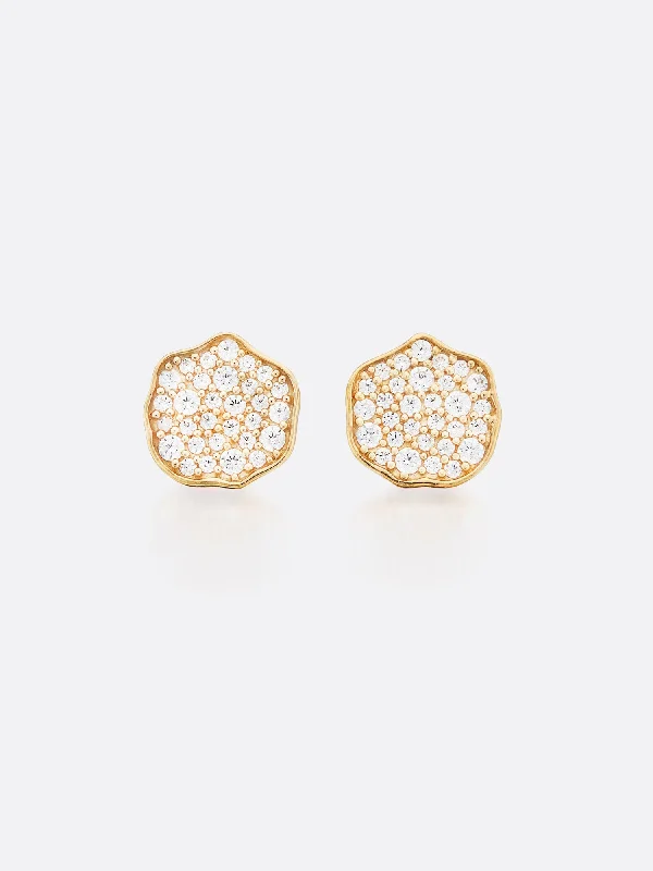 Luxury Jewelry At Unbeatable Discounts Petite Fleur Pavé Diamond Mini Stud Earrings Luxury Jewelry At Unbeatable Discounts Petite Fleur Pavé Diamond Mini Stud Earrings