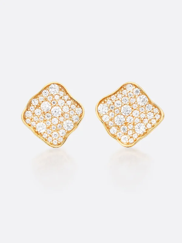 Limited-Time Offer On Elegant Jewelry Pieces Petite Fleur Pavé Diamond Stud Earrings Limited-Time Offer On Elegant Jewelry Pieces Petite Fleur Pavé Diamond Stud Earrings