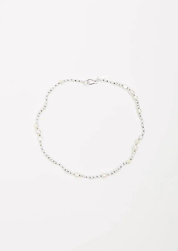 Seasonal Jewelry Sale – Upgrade Your Collection White Pearl Mermaid Necklace 15"