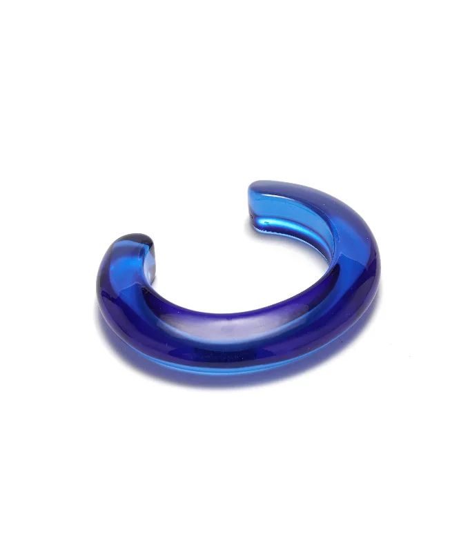 Special Deals On Handcrafted And Designer Jewelry Ridge Cuff in Electric Blue
