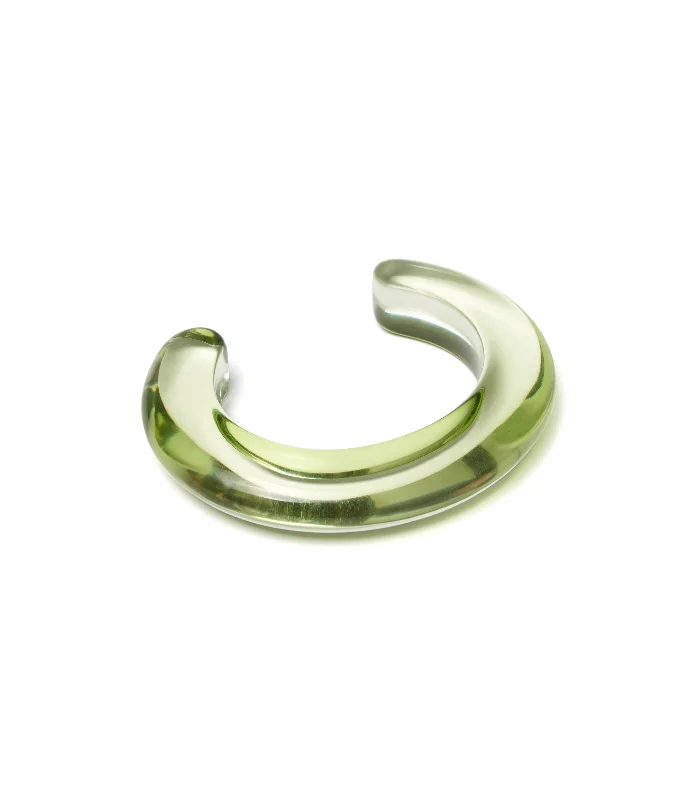 Unmissable Discounts On Timeless Jewelry Pieces Ridge Cuff in Lime