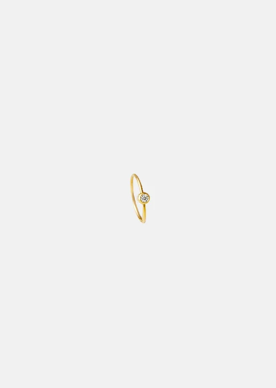Special Deals On Handcrafted And Designer Jewelry One-Stone Hoop Earring 01