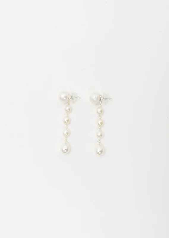 Modern Jewelry At Exclusive Discounts – Shop Today Small Passante Earrings — White Pearl Modern Jewelry At Exclusive Discounts – Shop Today Small Passante Earrings — White Pearl