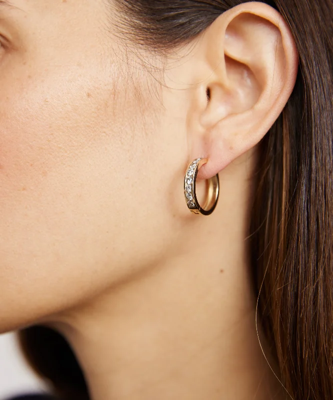 Glamorous Jewelry, Glamorous Deals – Shop Now Stevie Grey Diamond Hoops