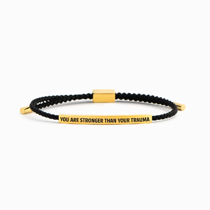 Shop Signature Jewelry Styles At Exclusive Prices STRONGER THAN YOUR TRAUMA - Motivational Tube Bracelet Shop Signature Jewelry Styles At Exclusive Prices STRONGER THAN YOUR TRAUMA - Motivational Tube Bracelet