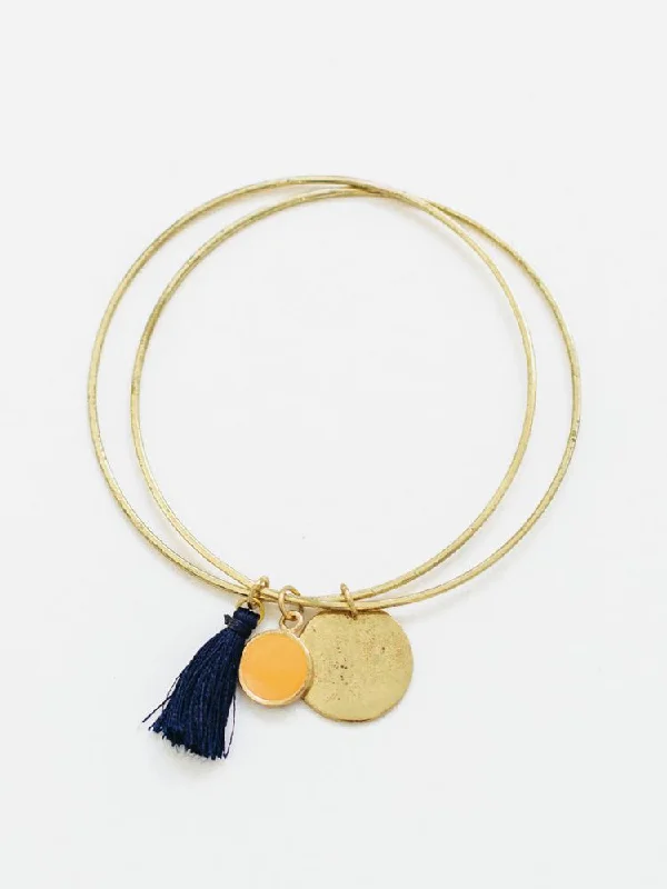 Shop Dazzling Jewelry At The Best Prices Tassel Charm Bracelet - Gold