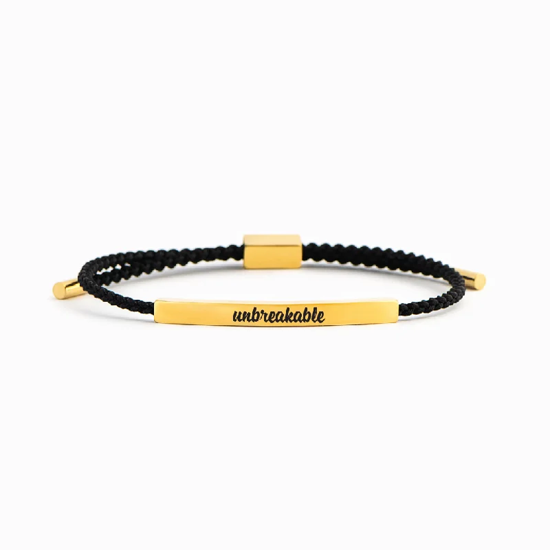 Dazzle In Elegance With Our Biggest Jewelry Sale Unbreakable - Motivational Tube Bracelet Dazzle In Elegance With Our Biggest Jewelry Sale Unbreakable - Motivational Tube Bracelet
