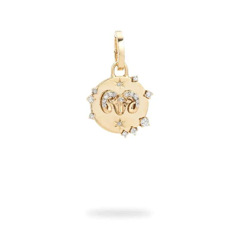 Limited-Stock Jewelry Clearance – Grab Your Favorites Now Zodiac Diamond Aries Hinged Charm Limited-Stock Jewelry Clearance – Grab Your Favorites Now Zodiac Diamond Aries Hinged Charm