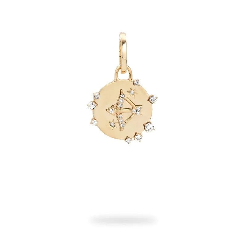 Discounted Luxury Jewelry – Shine Without The Splurge Zodiac Diamond Sagittarius Hinged Charm Discounted Luxury Jewelry – Shine Without The Splurge Zodiac Diamond Sagittarius Hinged Charm