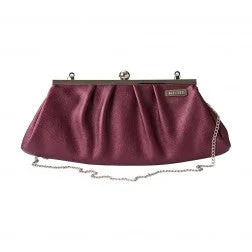 Metallic Berry Clutch/Hip Bag