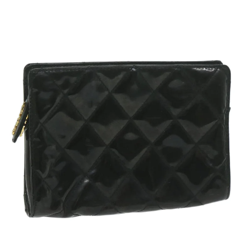 Chanel  Patent Leather Clutch Bag (Pre-Owned)