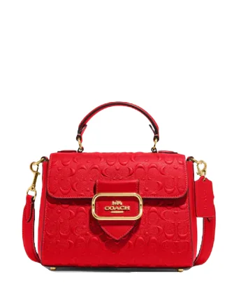 Coach Morgan Top Handle Satchel In Signature Leather