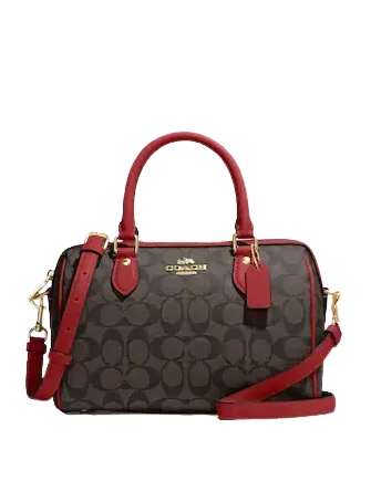 Coach Rowan Satchel In Signature Canvas