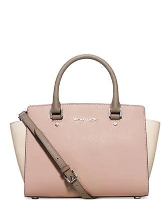 Michael Michael Kors Colorblock Selma Medium Top Zip Satchel