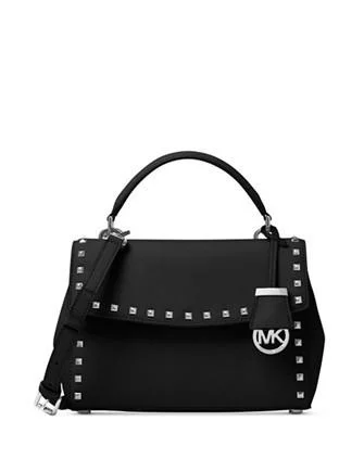 Michael Michael Kors Ava Small Studded Top Handle Satchel