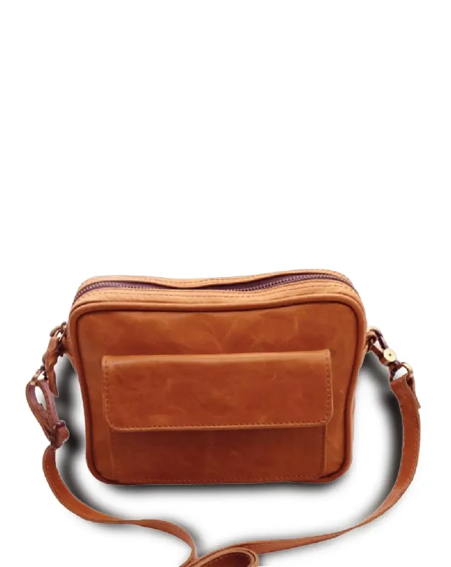 Brown Leather Multipurpose Bumbag / Waist Bag