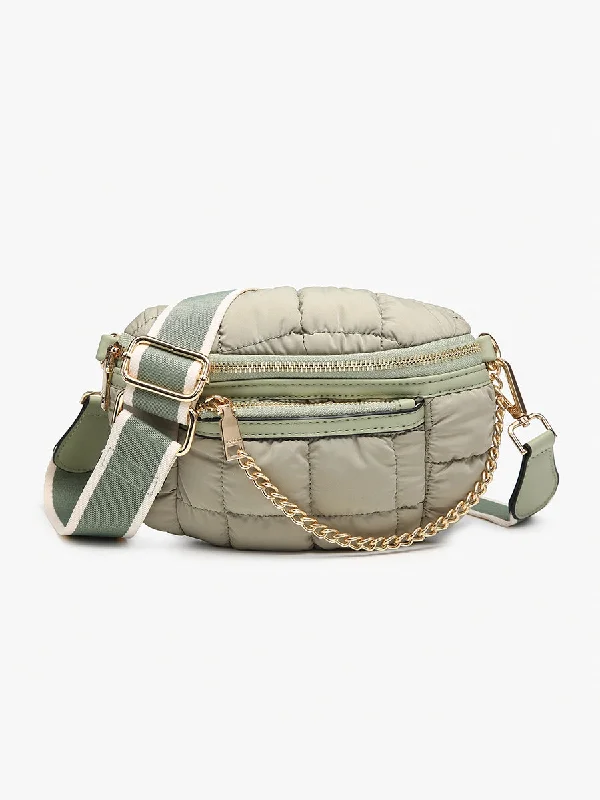 Mabel Quilted Nylon Belt Bag