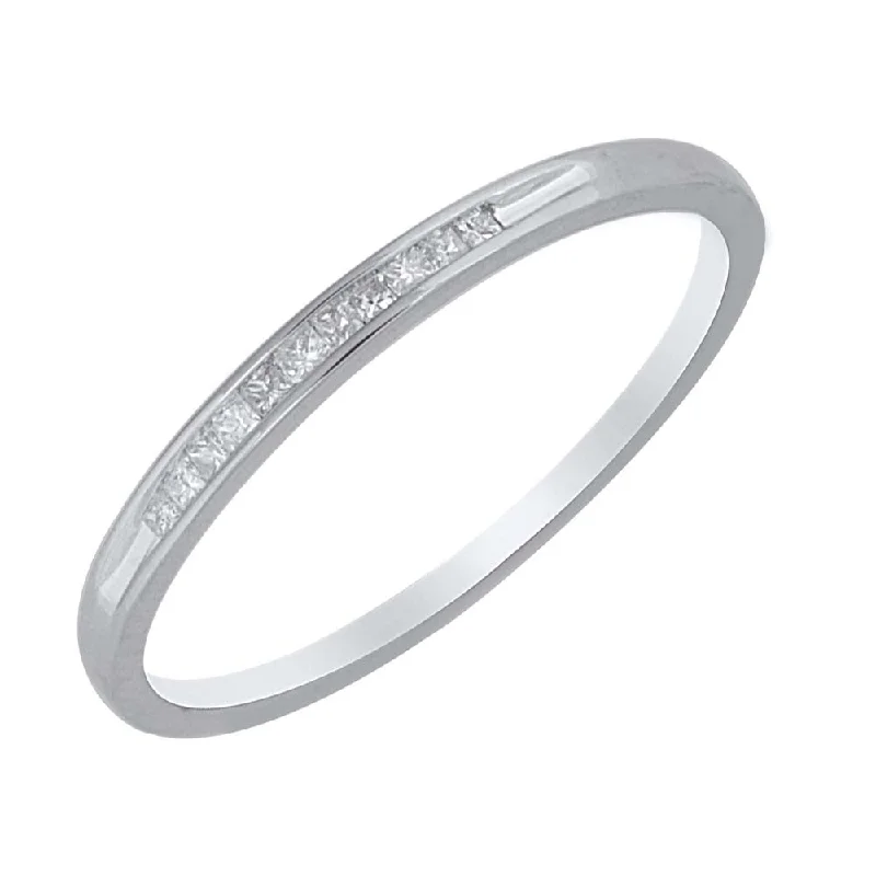 Shop Jewelry That Shines Without The High Price 1/10 Carat Channel Set Diamond Wedding Anniversary Ring in Gold - IGI Certified Shop Jewelry That Shines Without The High Price 1/10 Carat Channel Set Diamond Wedding Anniversary Ring in Gold - IGI Certified
