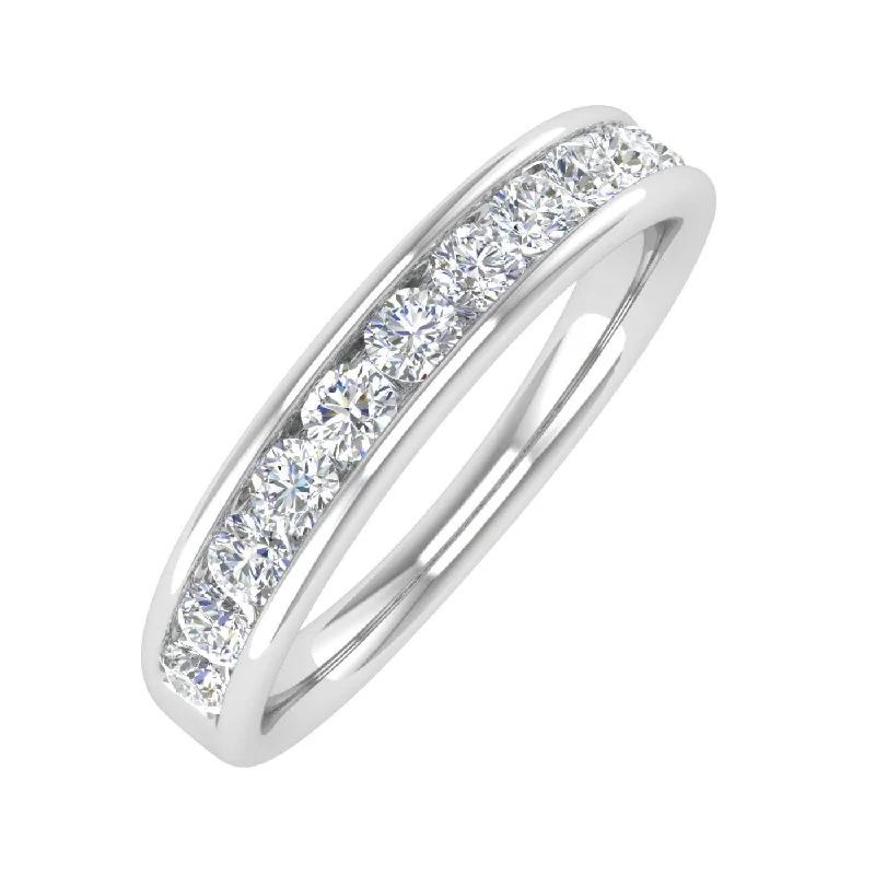 Make Every Moment Shine – Jewelry Discounts Available 1/2 Carat Channel Set Diamond Wedding Band Ring in Gold - IGI Certified Make Every Moment Shine – Jewelry Discounts Available 1/2 Carat Channel Set Diamond Wedding Band Ring in Gold - IGI Certified