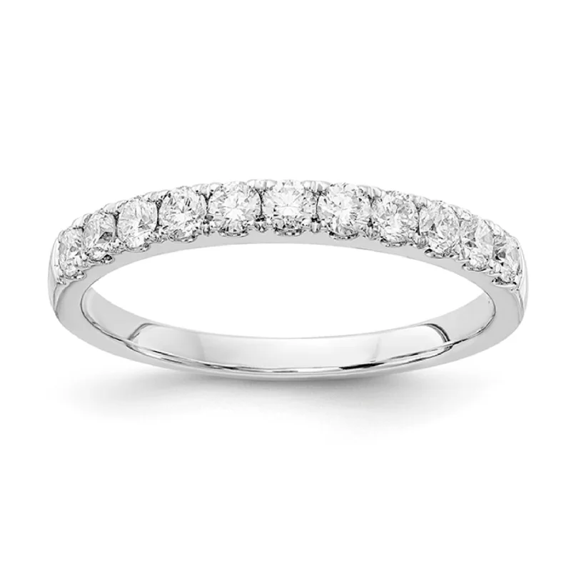 Handcrafted Jewelry Sale – Unique Designs At Low Prices Signature EcoLove 1/2 CTW Lab Grown Diamond Wedding Ring in 14KT White Gold Handcrafted Jewelry Sale – Unique Designs At Low Prices Signature EcoLove 1/2 CTW Lab Grown Diamond Wedding Ring in 14KT White Gold