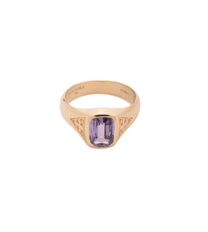 Luxury Jewelry Sale – Sparkle For Less 1.63 ct Purple Sapphire - Internal Compass : One of A Kind Gemstone Ring