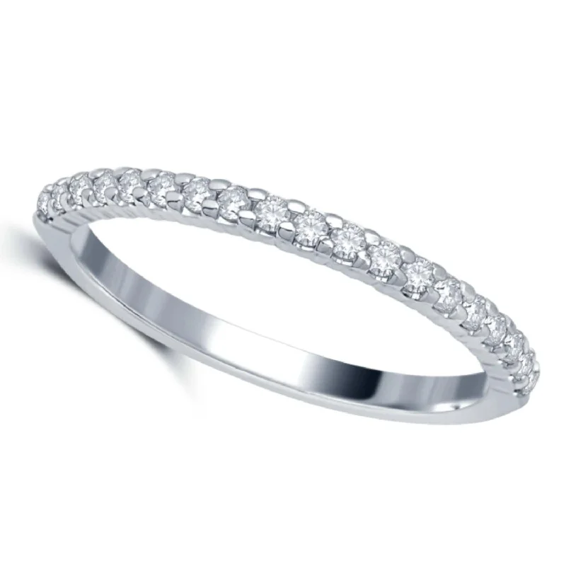 Grab Your Favorite Jewelry At The Lowest Prices 1/7 CTW Diamond Wedding Ring in 14KT White Gold Grab Your Favorite Jewelry At The Lowest Prices 1/7 CTW Diamond Wedding Ring in 14KT White Gold