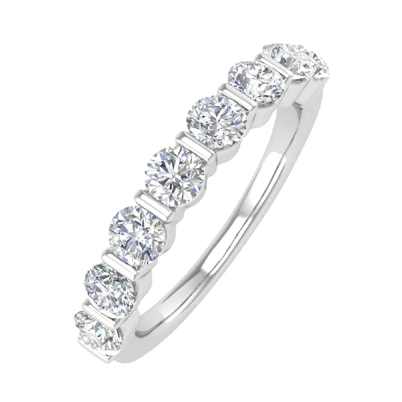 Timeless Jewelry At Special Discount Rates 1 Carat Diamond Wedding Band Ring in Gold - IGI Certified Timeless Jewelry At Special Discount Rates 1 Carat Diamond Wedding Band Ring in Gold - IGI Certified