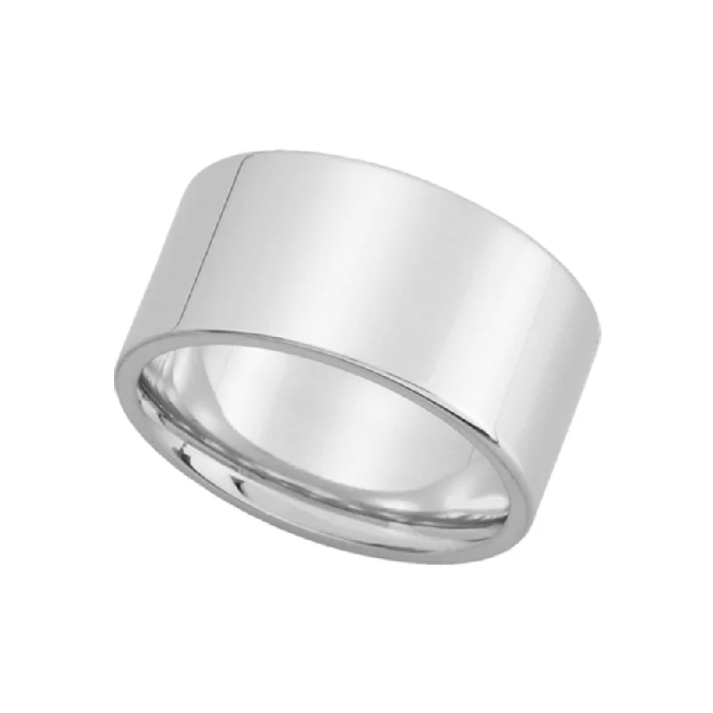 Get The Best Deals On Timeless Jewelry Pieces 10mm Flat Comfort Fit Wedding Band in 14k White Gold Get The Best Deals On Timeless Jewelry Pieces 10mm Flat Comfort Fit Wedding Band in 14k White Gold