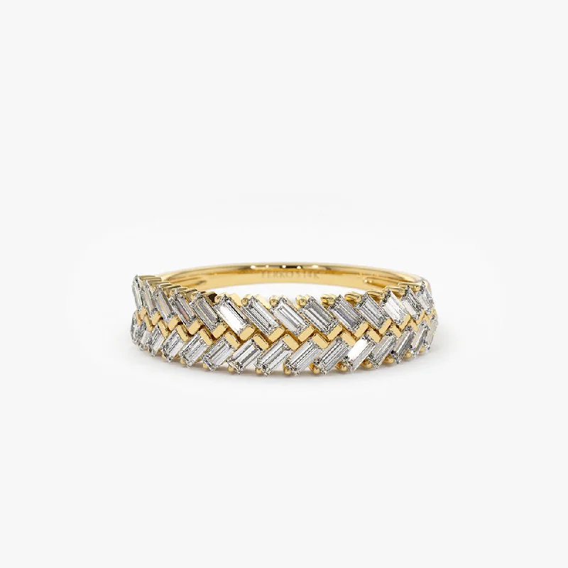 Premium Jewelry Now Available At Special Discounts 14k Step Baguette Diamond Ring