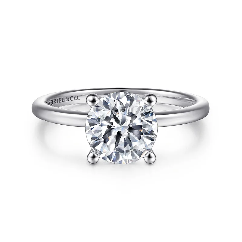 Premium Jewelry, Premium Discounts – Act Fast 14K White Gold ‘Evelina’ Solitaire Engagement Ring Premium Jewelry, Premium Discounts – Act Fast 14K White Gold ‘Evelina’ Solitaire Engagement Ring
