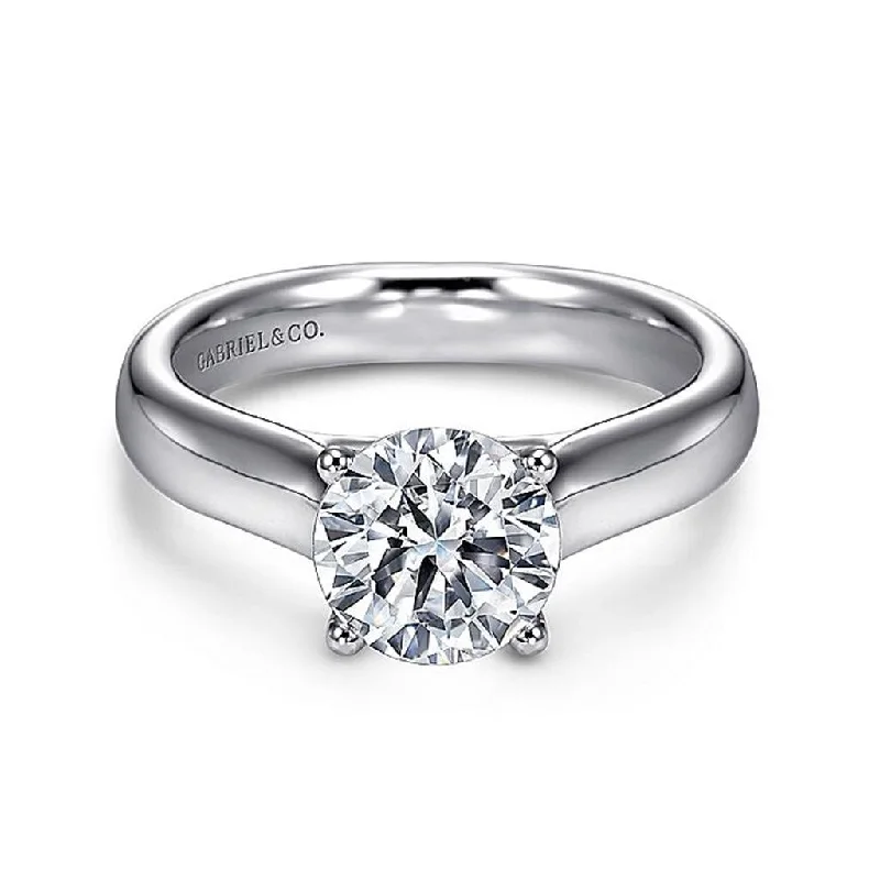Personalized Jewelry Sale – Unique Pieces At Great Prices 14K White Gold 'Helen' Round Diamond Engagement Ring Personalized Jewelry Sale – Unique Pieces At Great Prices 14K White Gold 'Helen' Round Diamond Engagement Ring