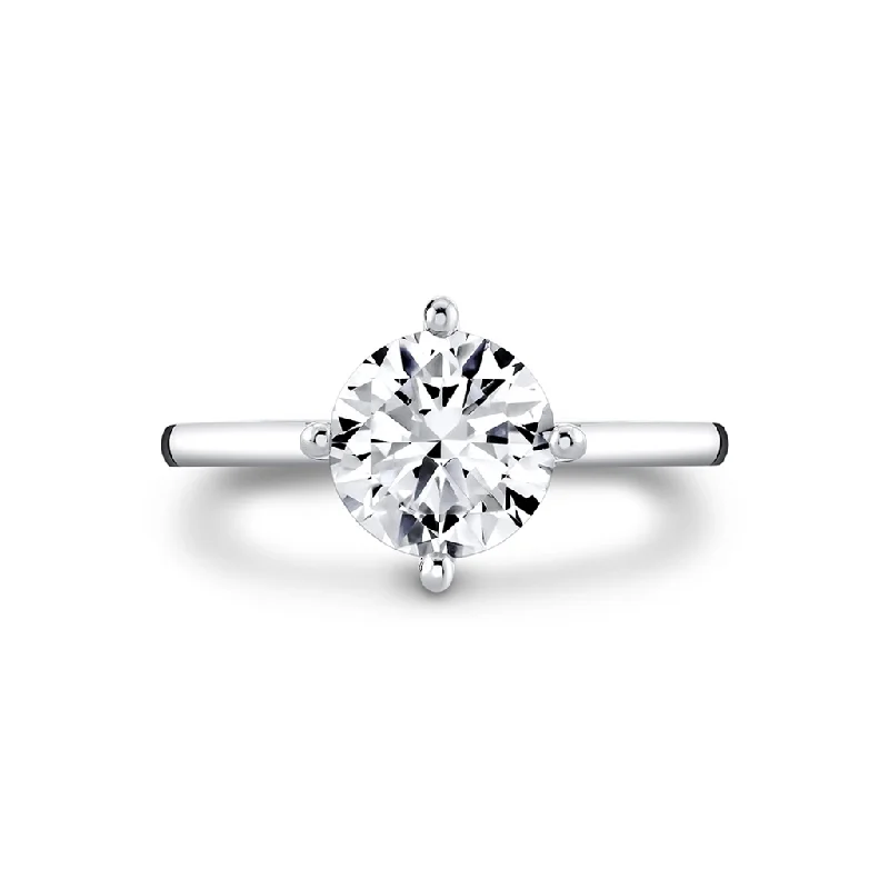 Bestselling Jewelry At Special Promotional Rates 14K White Gold 'Kate' Compass Set Round Diamond Engagement Ring Bestselling Jewelry At Special Promotional Rates 14K White Gold 'Kate' Compass Set Round Diamond Engagement Ring