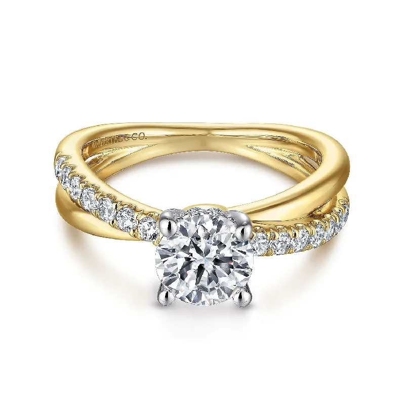 Buy More, Save More On Stunning Jewelry Pieces 14K White-Yellow Gold Round Diamond Engagement Ring (Setting Only) Buy More, Save More On Stunning Jewelry Pieces 14K White-Yellow Gold Round Diamond Engagement Ring (Setting Only)