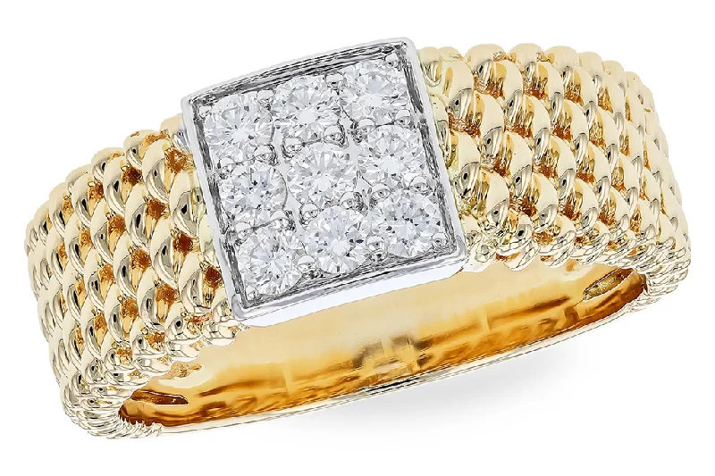 Last Chance To Grab Your Favorite Jewelry At A Discount 14K Yellow Gold Contemporary Natural Diamonds Ring Last Chance To Grab Your Favorite Jewelry At A Discount 14K Yellow Gold Contemporary Natural Diamonds Ring