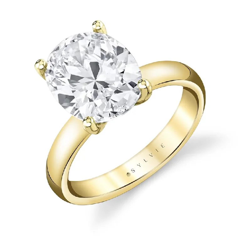 Limited-Stock Jewelry Sale – Once It's Gone, It's Gone 14K Yellow Gold 'Mila' Solitaire Engagement Ring Limited-Stock Jewelry Sale – Once It's Gone, It's Gone 14K Yellow Gold 'Mila' Solitaire Engagement Ring
