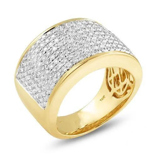 Personalized Jewelry Sale – Unique Gifts At Low Prices 14K 1.75CT DIAMOND MENS 8 ROW PAVE BAND