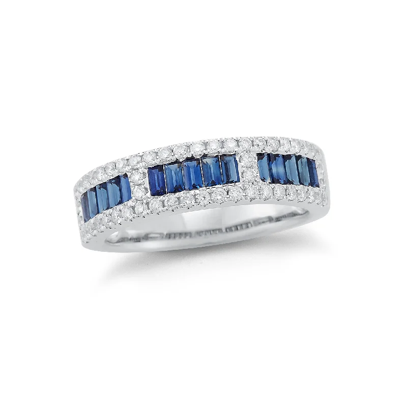 Save On Luxury Jewelry Pieces – Limited-Time Offers Blue Sapphire Baguette & Diamond Ring