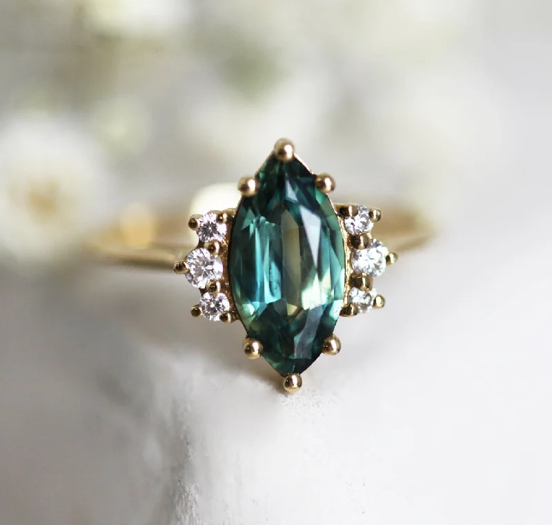 Premium Jewelry At Special Low Prices For A Limited Time Morena Teal Sapphire Diamond Ring Premium Jewelry At Special Low Prices For A Limited Time Morena Teal Sapphire Diamond Ring