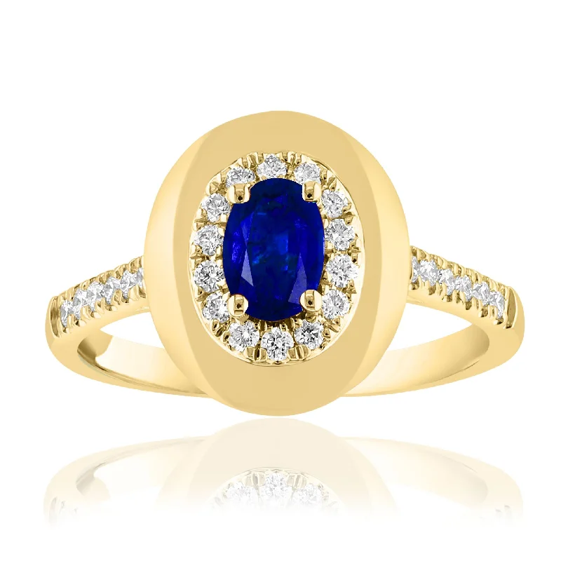 Bold And Beautiful Jewelry Now At Irresistible Prices 18K Yellow Gold Sapphire and Diamond Ring Bold And Beautiful Jewelry Now At Irresistible Prices 18K Yellow Gold Sapphire and Diamond Ring